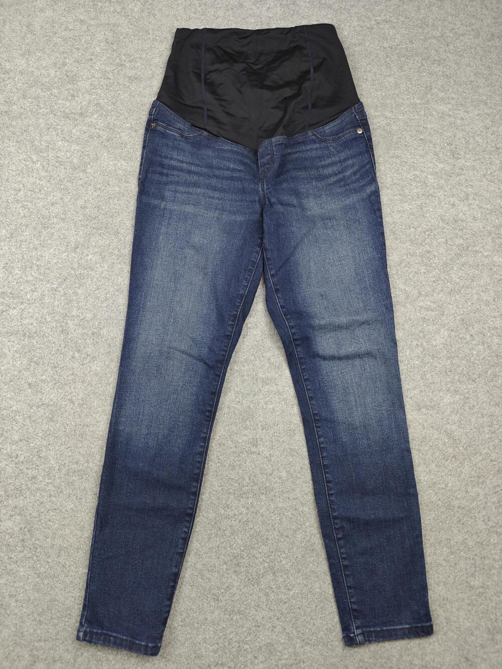 Isabel Maternity Skinny Jeans Womens 6 Blue High Rise 31 Inseam Medium Wash